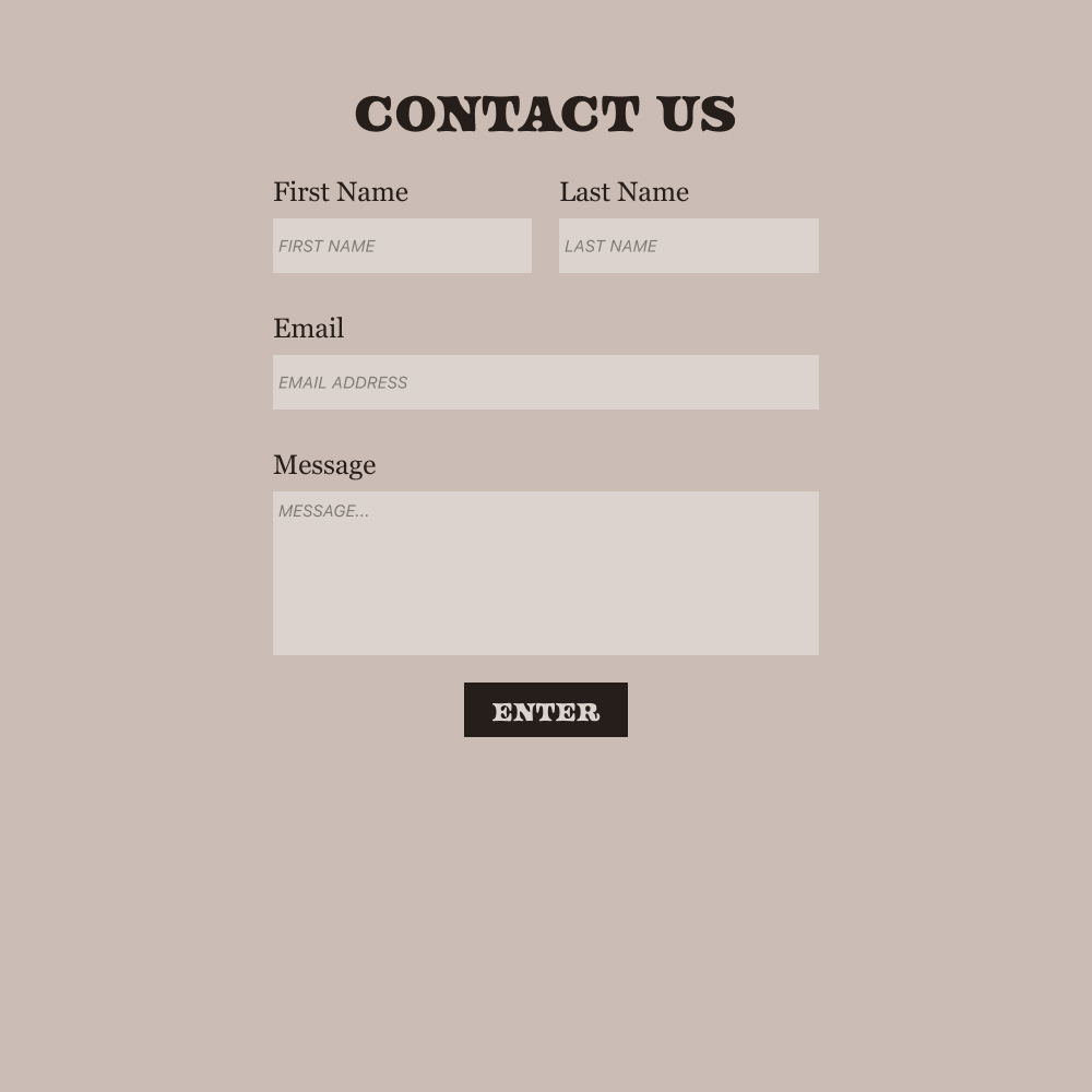 CONTACT SECTION FINAL DESIGN